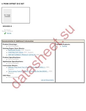 853400-6 datasheet  